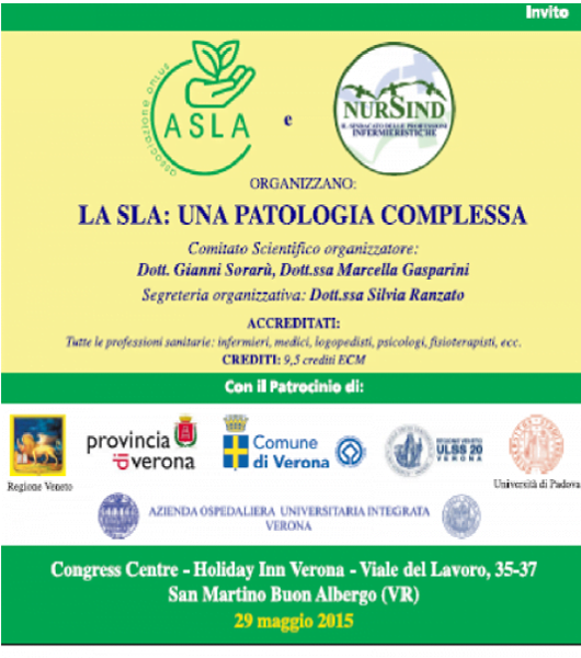 Convegno: “La SLA: una patologia complessa” – Verona